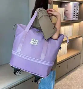 Luggage Bag With Wheels Detachable & Expandable