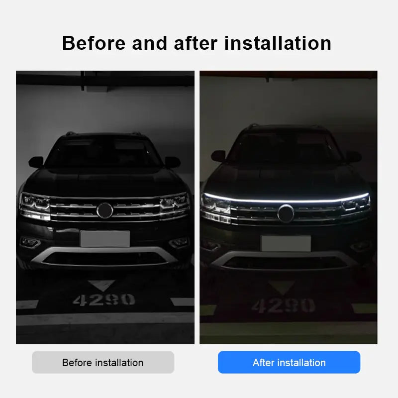 Balion Start-Scan Car LED Hood Light Dynamic Daytime Running Light Strips