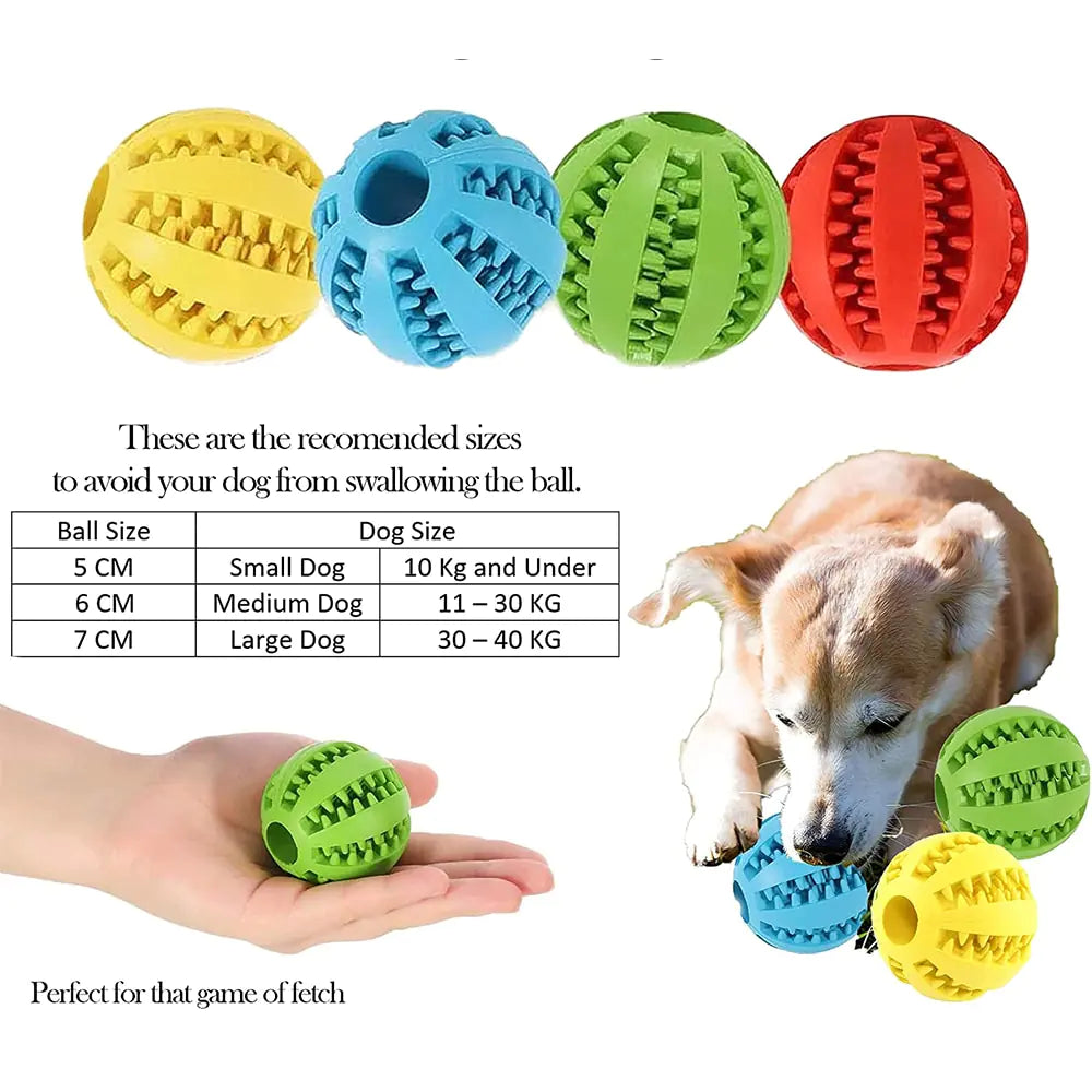 Rubber Dog Ball