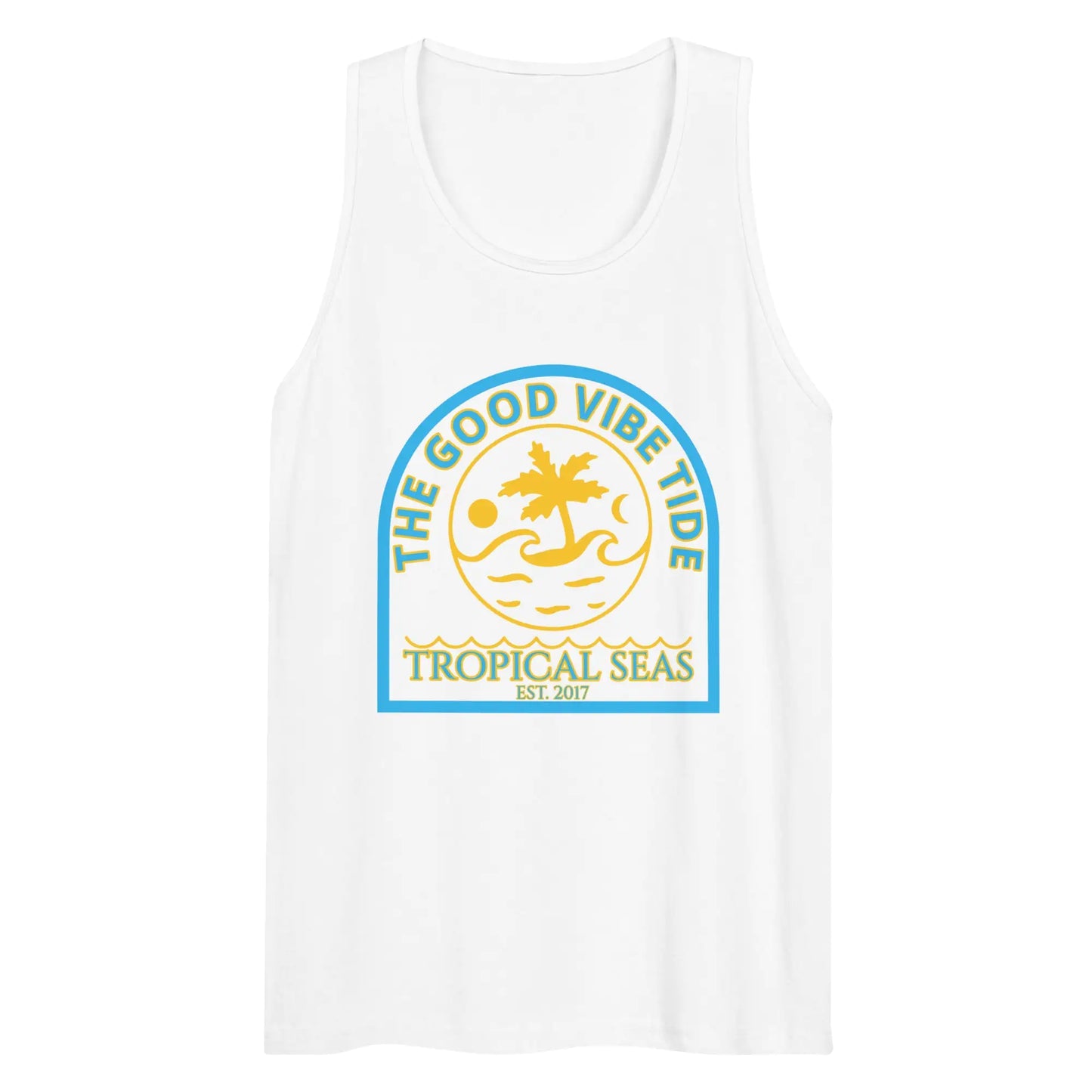 Men's Premium Island Life Tropical Tank Top