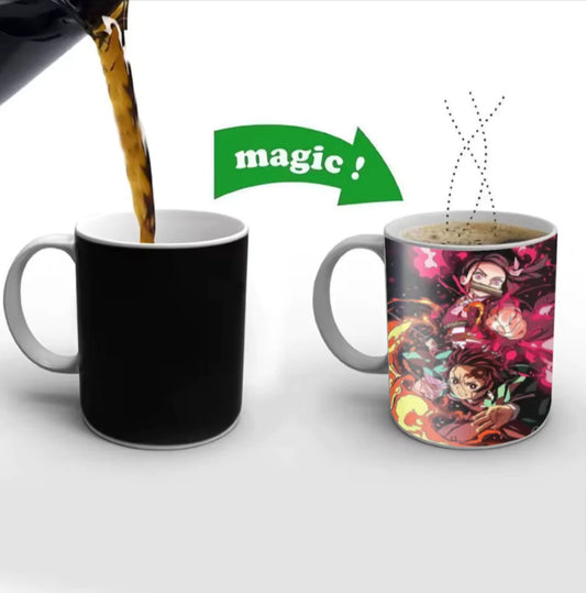 Color-Changing Demon Slayer Anime Coffee Mugs – Unique Gifts for Fans!