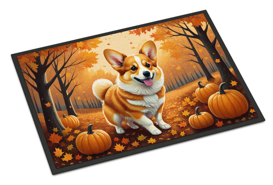 Corgi Fall Doormat