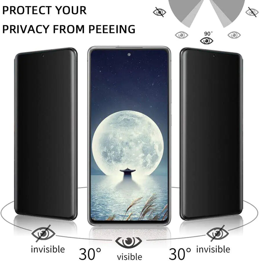 Privacy Tempered Glass Screen Protector For Samsung Galaxy S23 S22 Ultra Plus