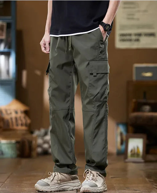 American Fashion Brand Workwear Men's Spring And Autumn Loose Straight Wide-leg Pants