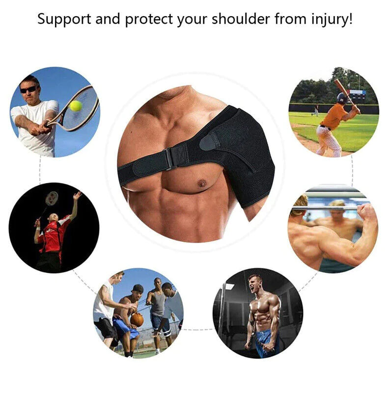 Shoulder Brace Support Compression Sleeve Torn Rotator Cuff AC Joint Pain Relief