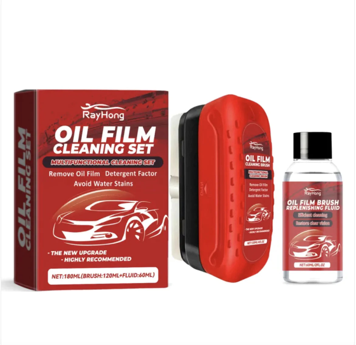 Car Windshield Cleaner Set Decontamination